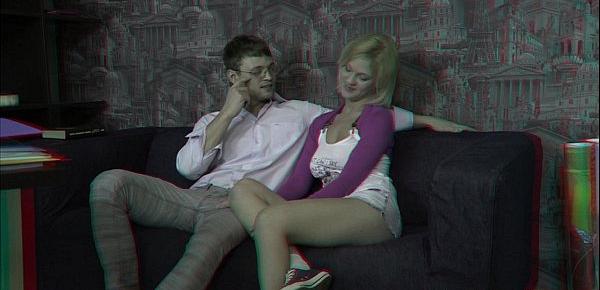  Porn Films 3D - Hottie Shirley Harris seduces her tutor